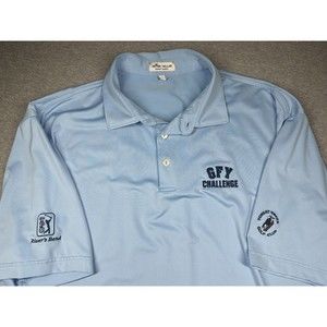 Peter Millar Men’s Summer Comfort Polo Shirt River Bend Size Xl GFY Forest Creek